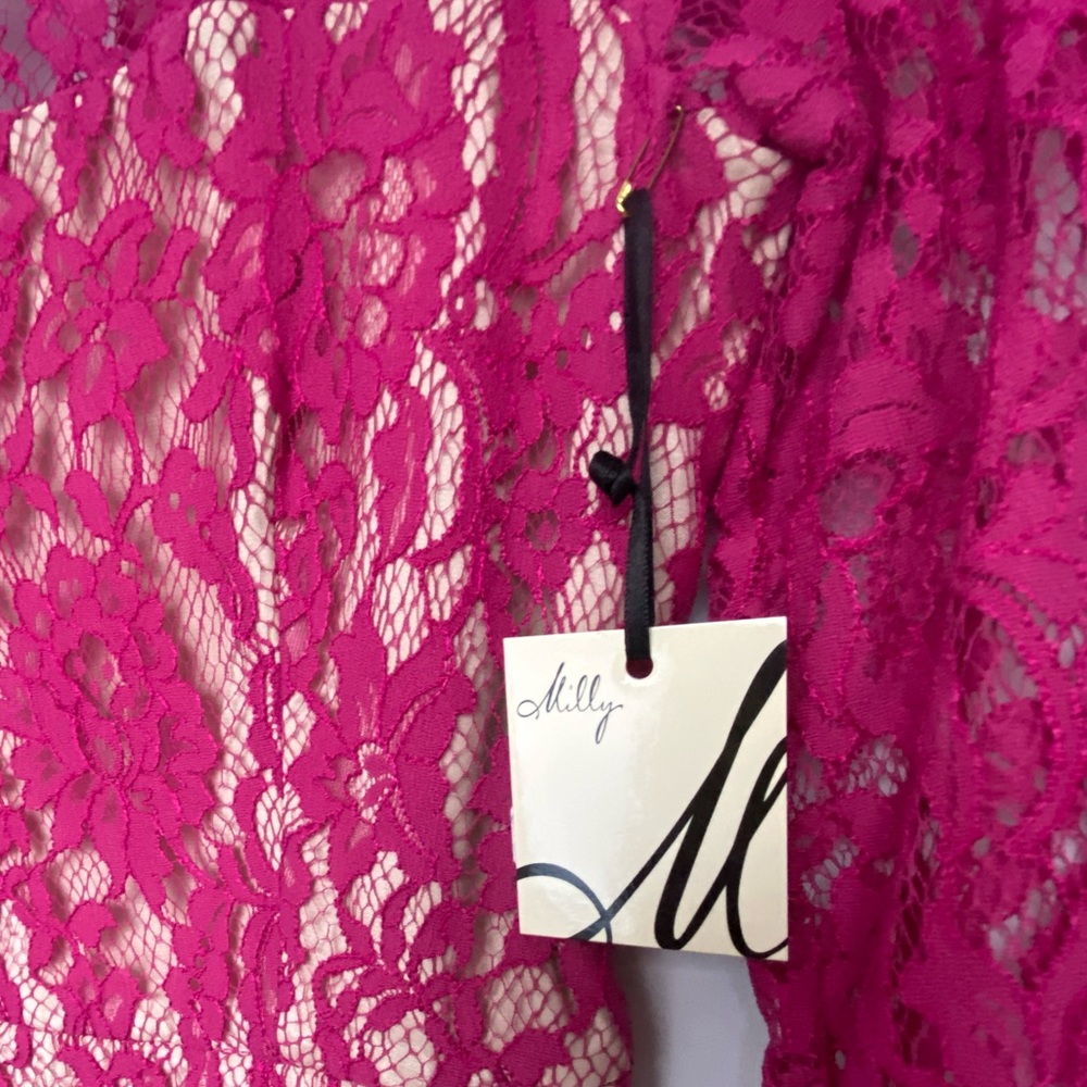 Molly pink lace dress